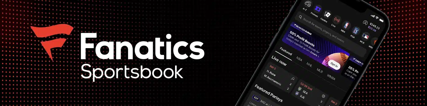 Fanatics sportsbook banner desk