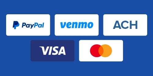 FanDuel banking methods mobile banner with logos of payment methods: PayPal, Venmo, ACH, Visa, and Mastercard